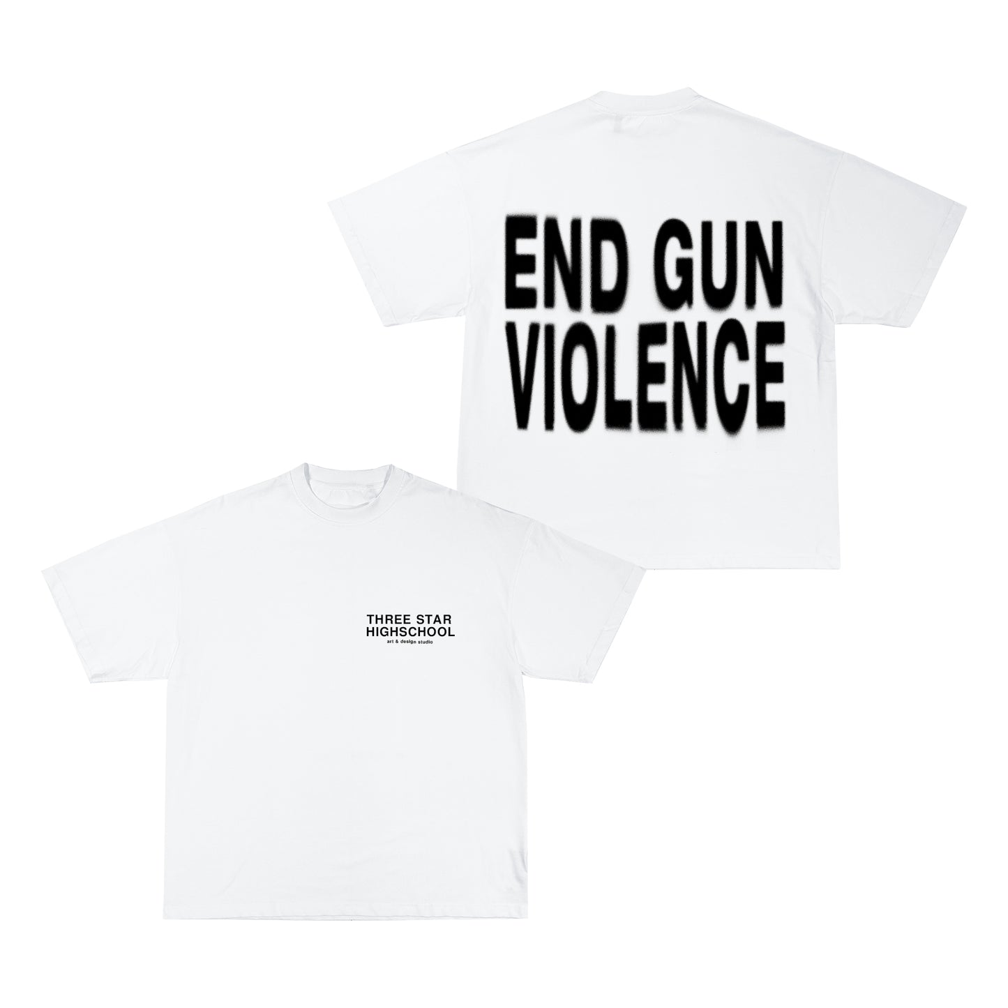 END GUN VIOLENCE HALFTONE TEE